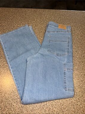 Levis high rise loose straight baggy jeans